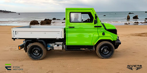 evum acar vehiculo comercial 4x4 electrico