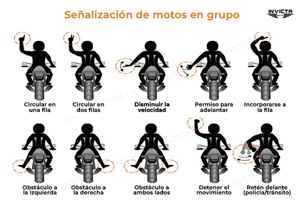 señalización motos