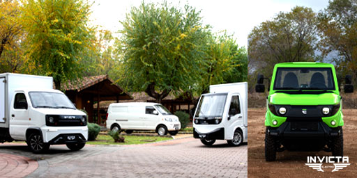 vehiculos comerciales electricos invicta electric