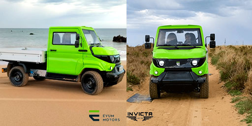 Ponemos a prueba el vehículo comercial 4X4 eléctrico más versátil, el EVUM ACAR by Invicta Electric